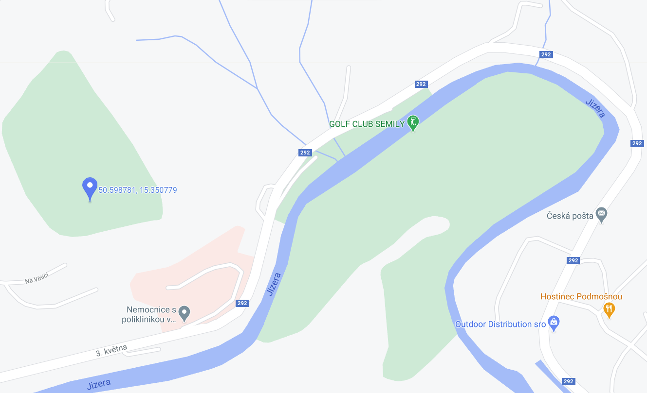 Jak se dostat na driving range... driving_mapka